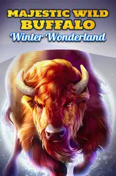 Majestic Wild Buffalo - Winter Wonderland
