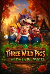 Three Wild Pigs and The Big Bad Wolf 92