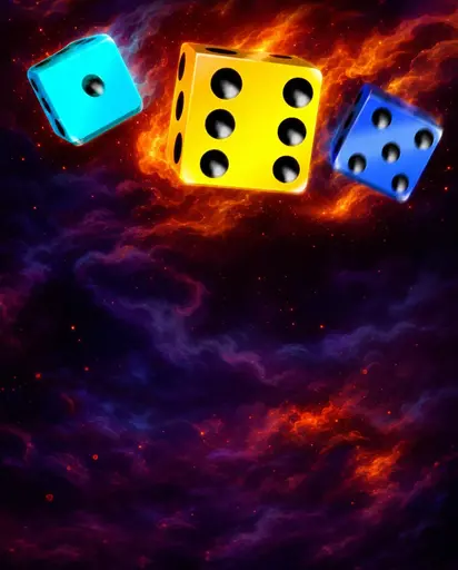100 Spinning Dice
