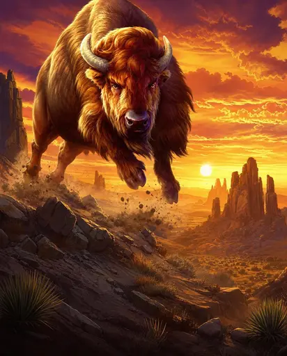 1 Reel - Majestic Wild Buffalo