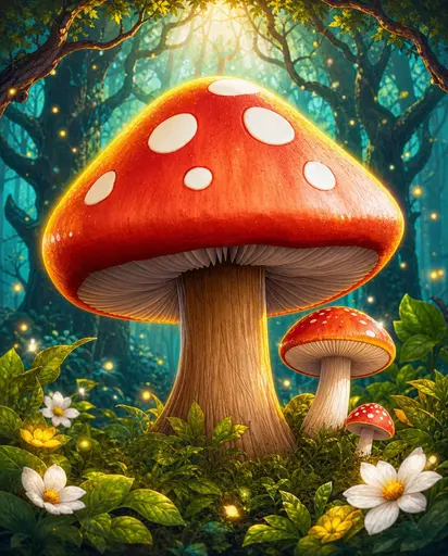 Attack Huge Mushroom
