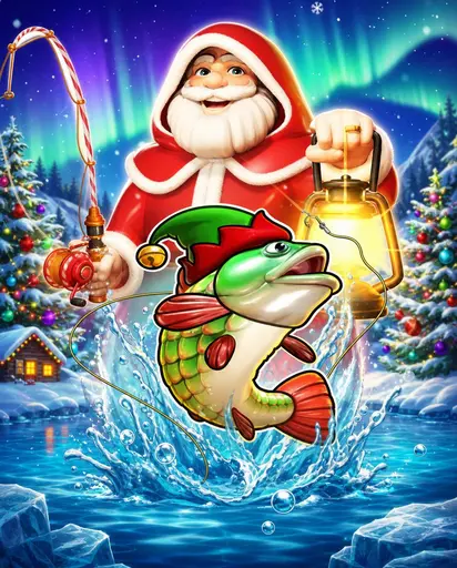 Big Bass Christmas - Frozen Lake
