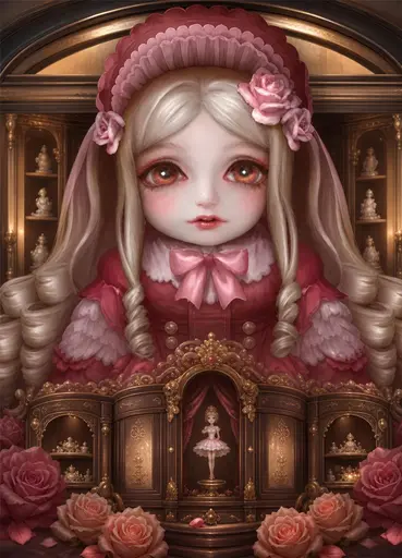 Classical Dollhouse Lock 2 Spin