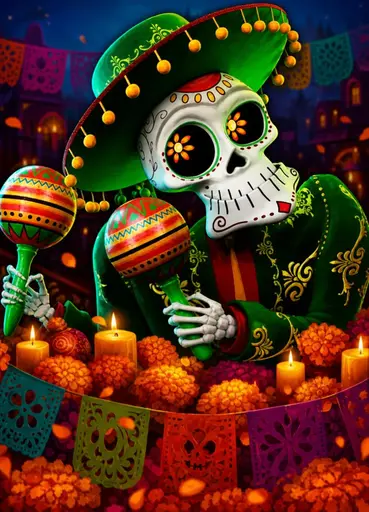 Esqueleto Mariachi