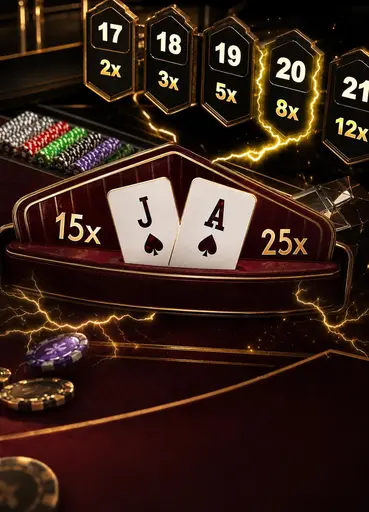 First Person Lightning Blackjack