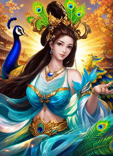 Peacock Princess Lock 2 Spin