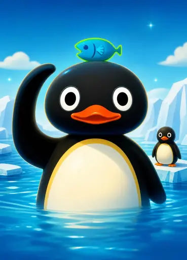 Penguin Family Lock 2 Spin