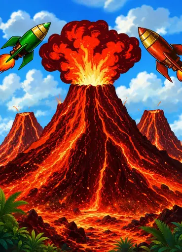 Rocket Eruption Triple Blast